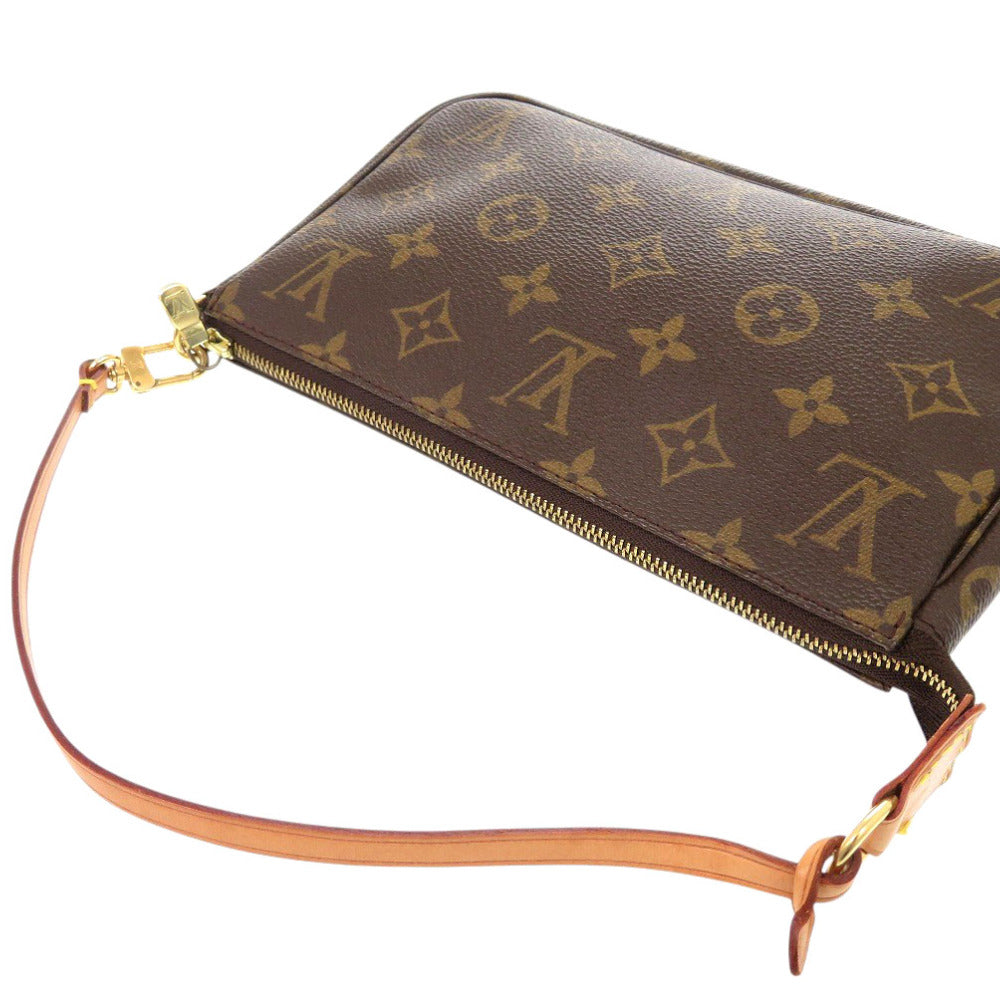 LOUIS VUITTON Pouch M51980 Monogram canvas Brown Monogram Pochette Accessoires