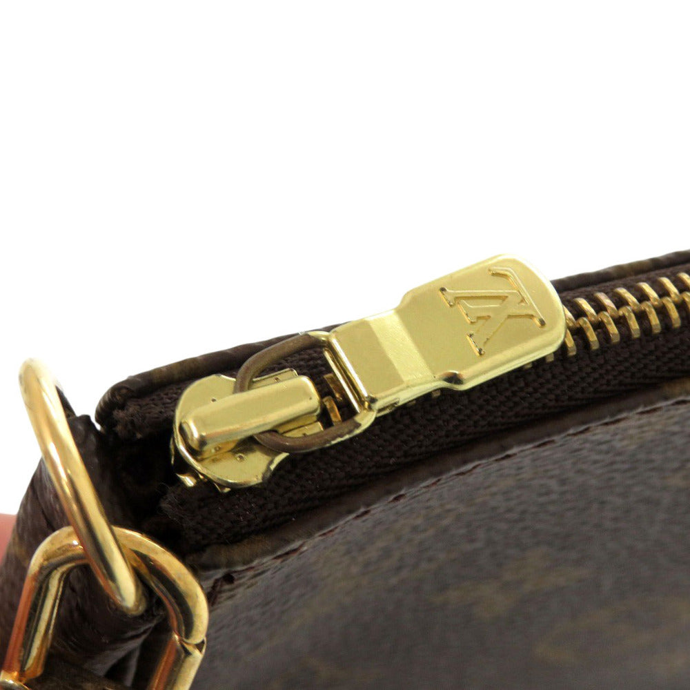 LOUIS VUITTON Pouch M51980 Monogram canvas Brown Monogram Pochette Accessoires