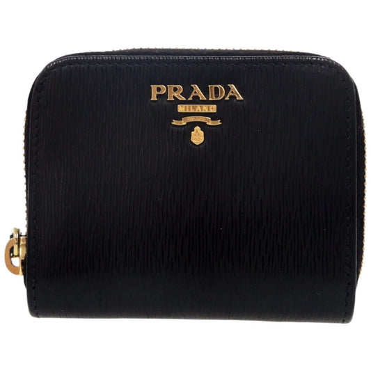 PRADA Coin case 1MM268 leather black