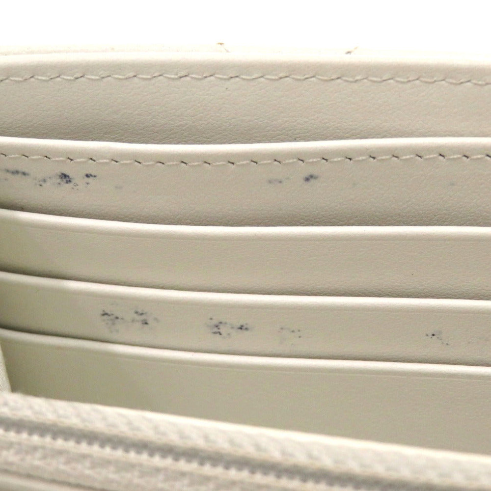 CHANEL Long Wallet Purse AP0955 lambskin white chanel 19