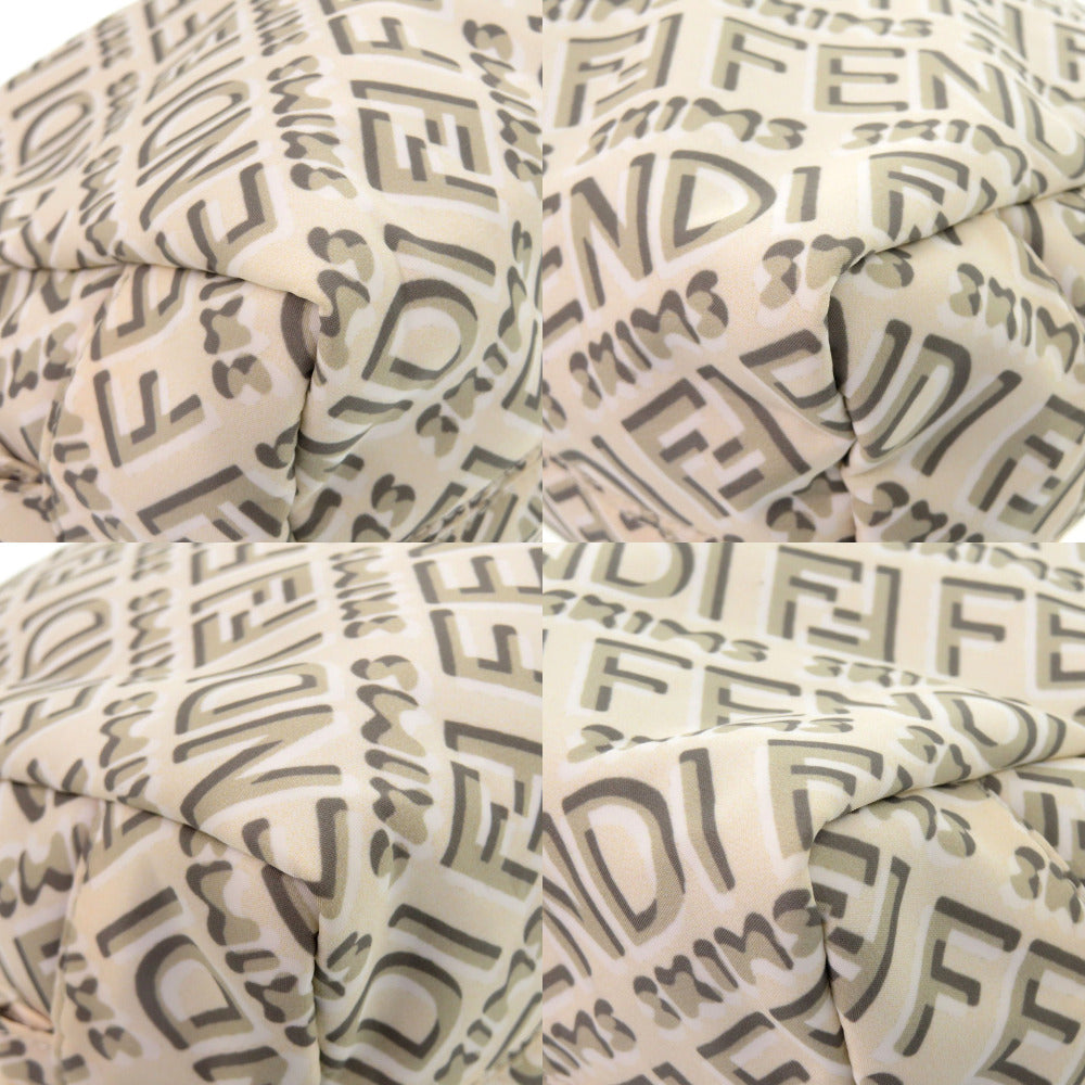 FENDI Pouch 8N0171 Nylon beige Skims Collaboration logo