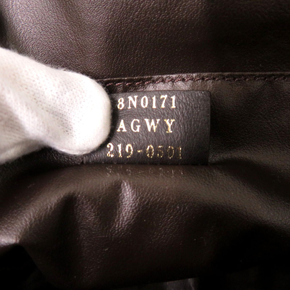 FENDI Pouch 8N0171 Nylon beige Skims Collaboration logo