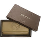 GUCCI Long Wallet Purse 282414 leather Champagne Gold Soho Interlocking G