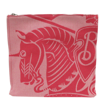 BURBERRY Clutch bag 8082221 canvas Red