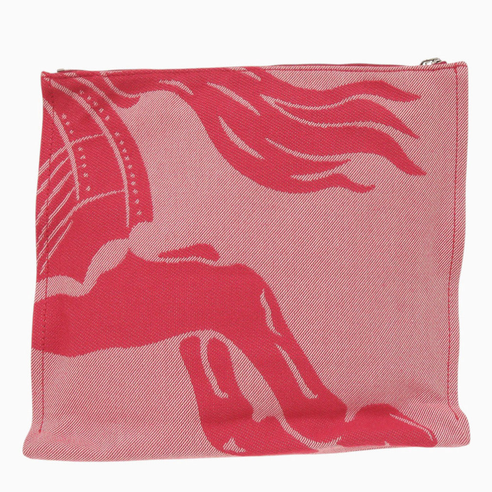 BURBERRY Clutch bag 8082221 canvas Red