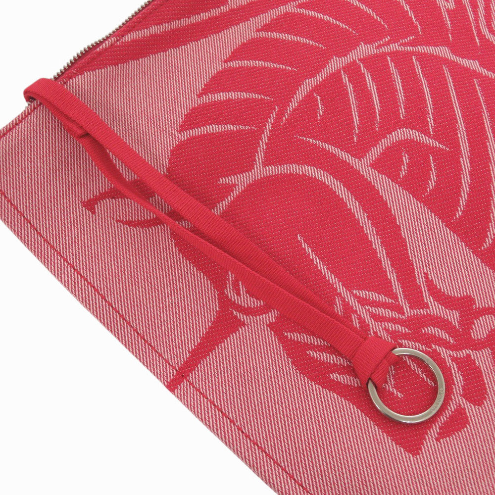 BURBERRY Clutch bag 8082221 canvas Red