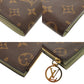 LOUIS VUITTON Bifold Wallet M25693 leather Monogram Cowhide leather