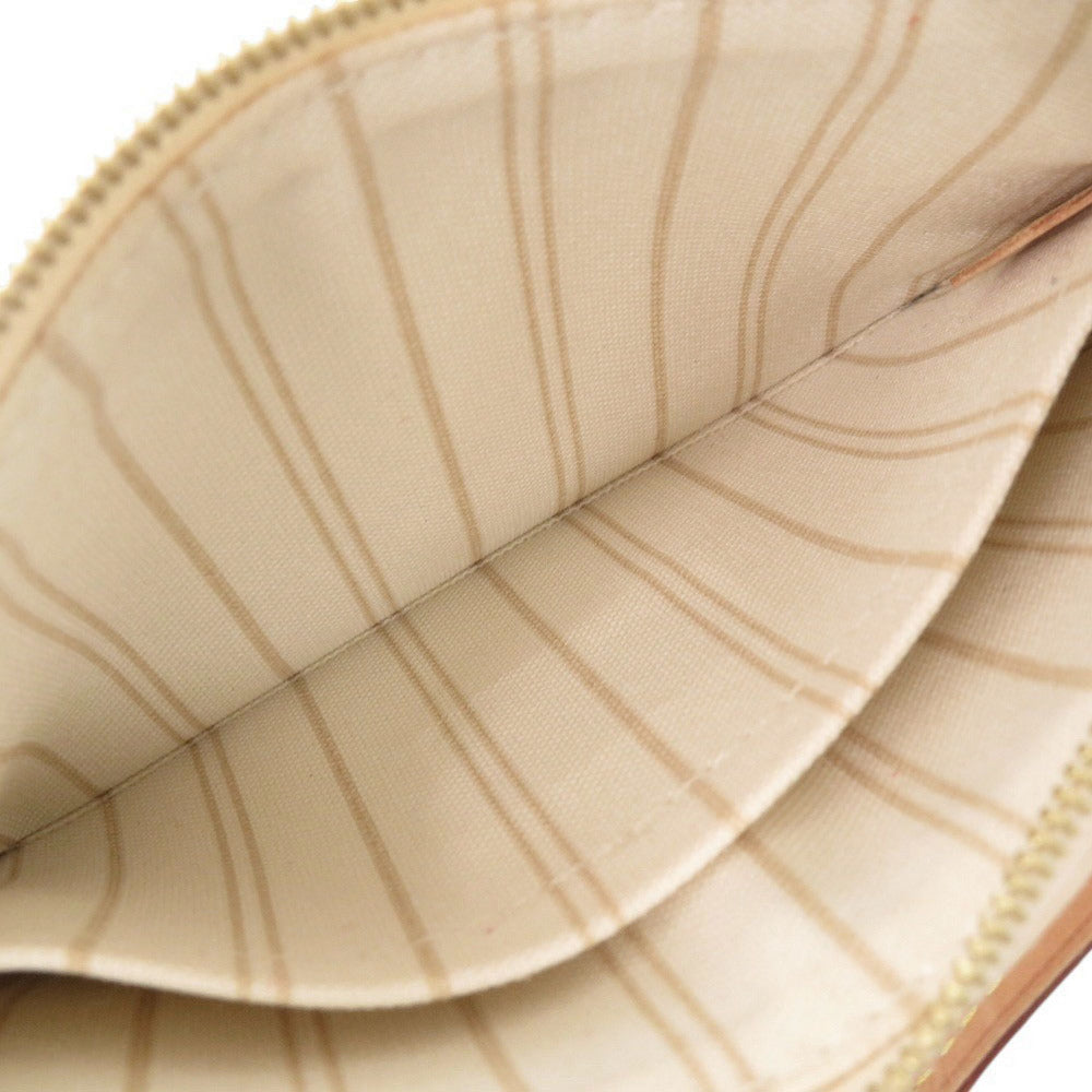 LOUIS VUITTON Pouch Damier Azur Canvas white Damier Azur Neverfull Pouch for PM