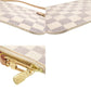 LOUIS VUITTON Pouch Damier Azur Canvas white Damier Azur Neverfull Pouch for PM