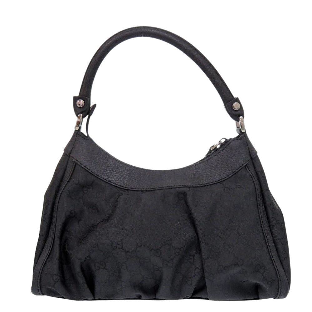 GUCCI Handbag 265692 Nylon black Abby GG logo