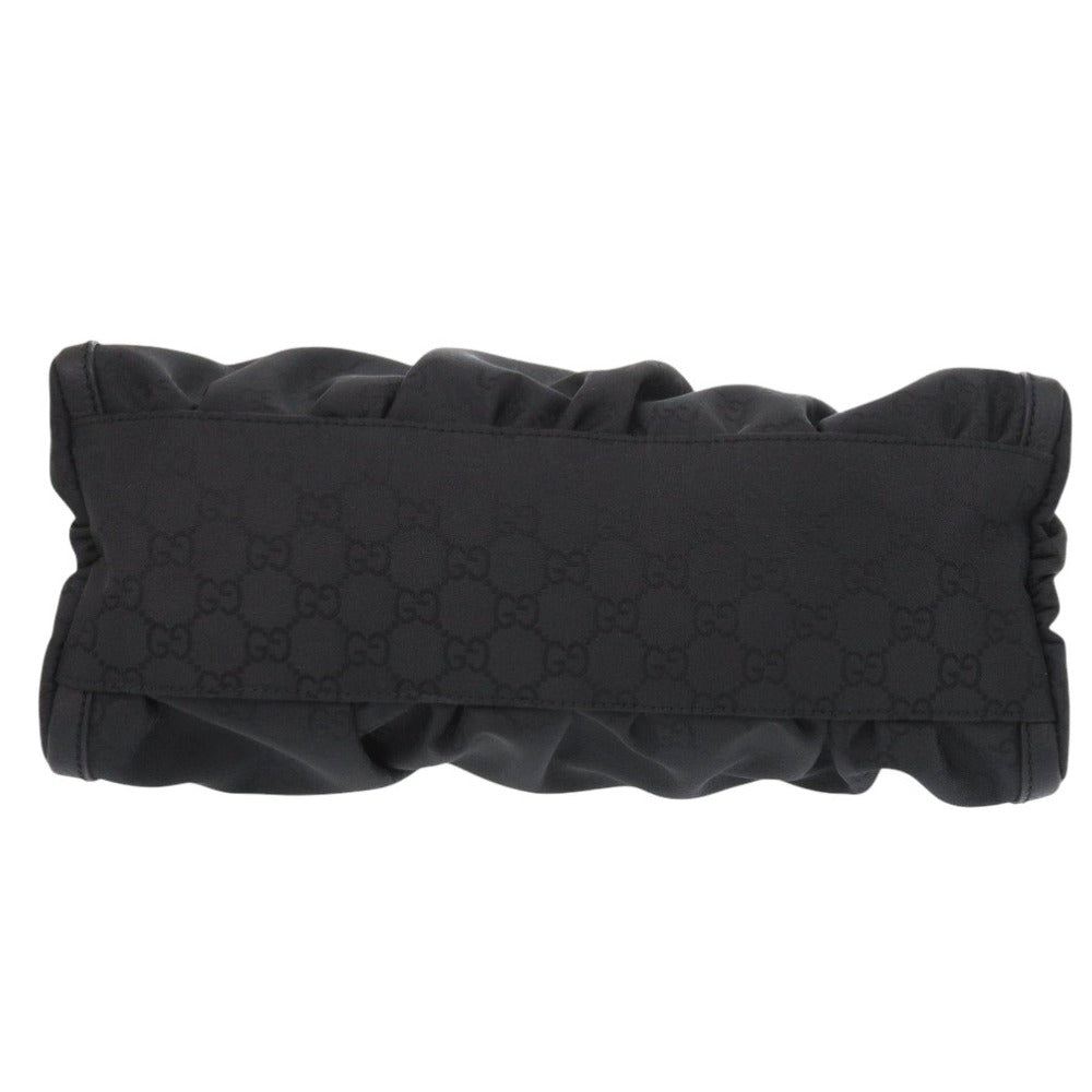 GUCCI Handbag 265692 Nylon black Abby GG logo