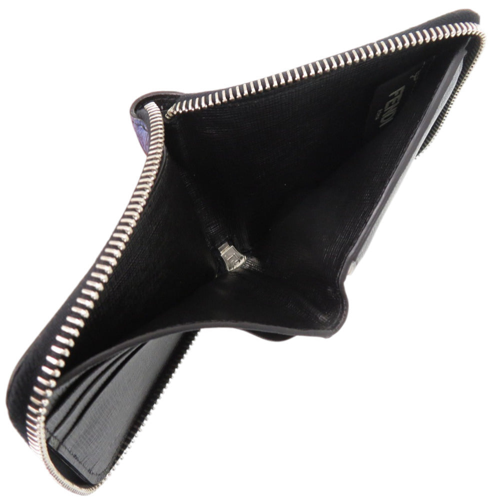 FENDI Bifold Wallet 7M0197 leather blue