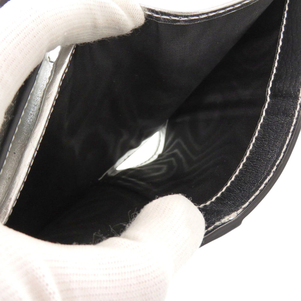 GUCCI Bifold Wallet 598587 GG Supreme Canvas Silver GG Marmont