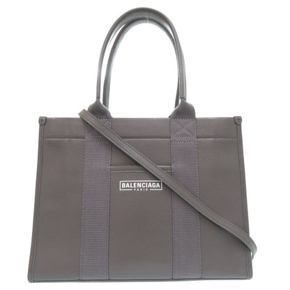 BALENCIAGA Tote Bag 671402 leather gray