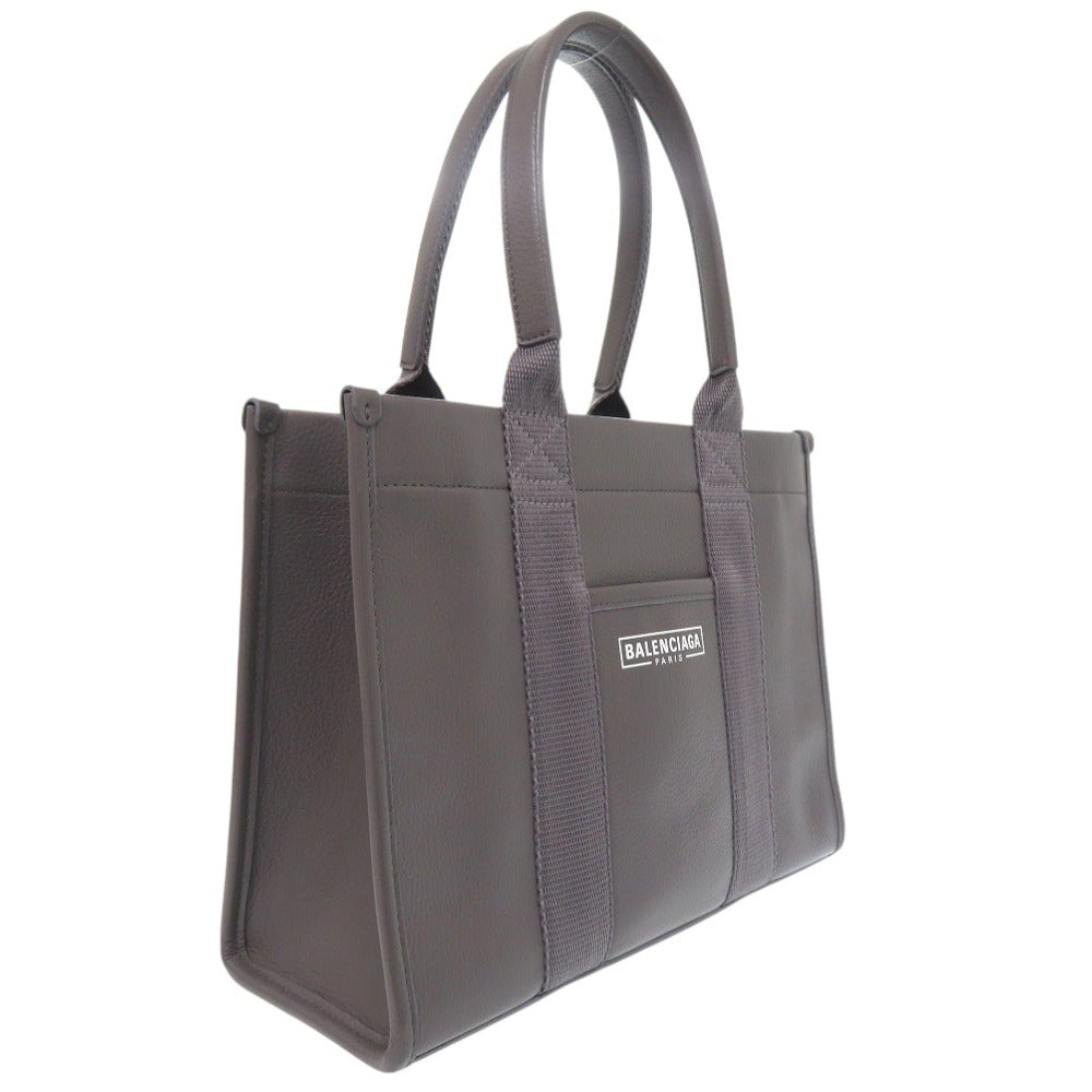 BALENCIAGA Tote Bag 671402 leather gray