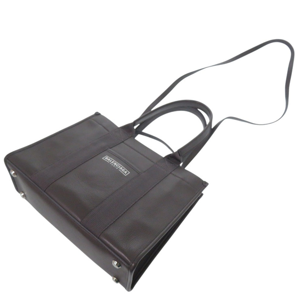 BALENCIAGA Tote Bag 671402 leather gray