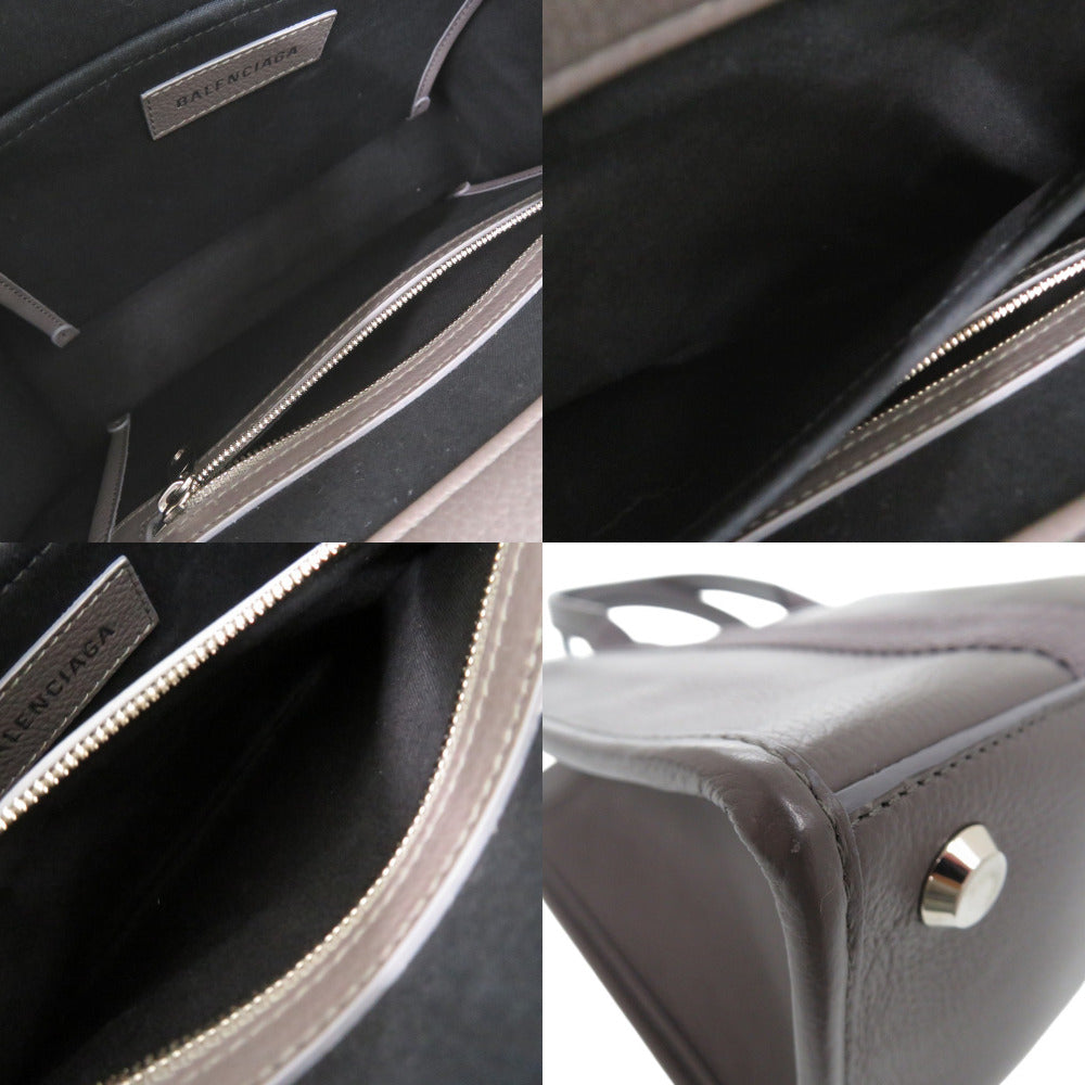 BALENCIAGA Tote Bag 671402 leather gray