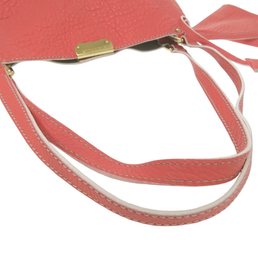 BURBERRY Tote Bag Sheep leather pink