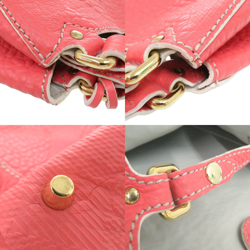 BURBERRY Tote Bag Sheep leather pink