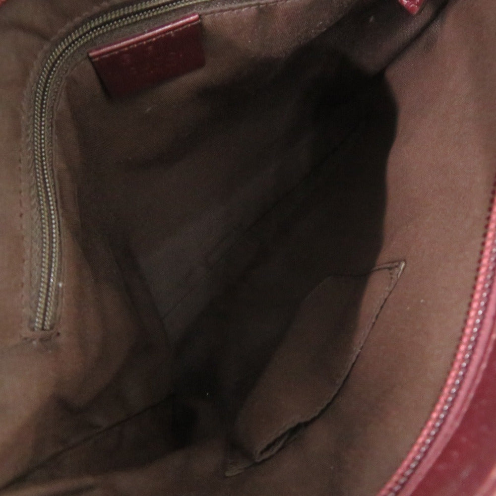 GUCCI Shoulder Bag 336670 PVC Bordeaux GG implementation