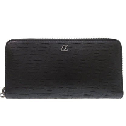 Christian Louboutin Long Wallet Purse 1235147 leather black Panettone Wallet