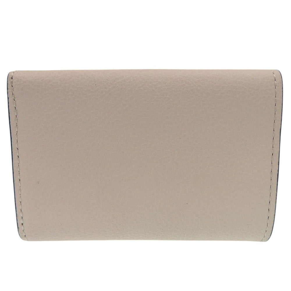 LOUIS VUITTON Tri-fold wallet M80984 leather black LV Logo Compact Wallet Mini Wallet Portefeuille Rock Mini Women Used Authentic