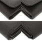 PRADA Tri-fold wallet 1MH043 leather black saffiano triangle