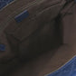 GUCCI Shoulder Bag leather Navy Diamante Pattern A4 Storage Crossbody Diamante Hilary Lux Women Used Authentic