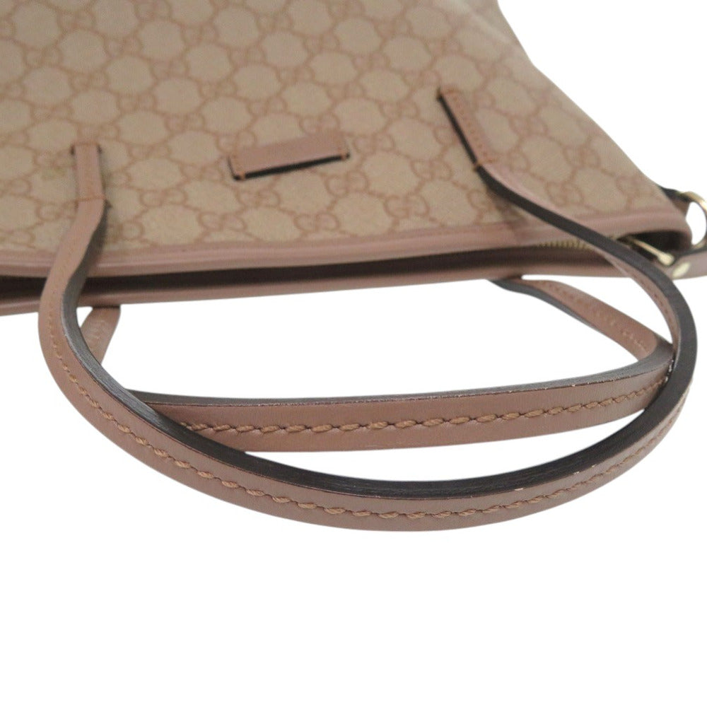 GUCCI Handbag 353440 Coated canvas pink 2way GG Supreme Women Used Authentic