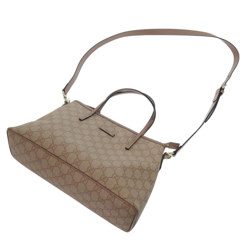 GUCCI Handbag 353440 Coated canvas pink 2way GG Supreme Women Used Authentic