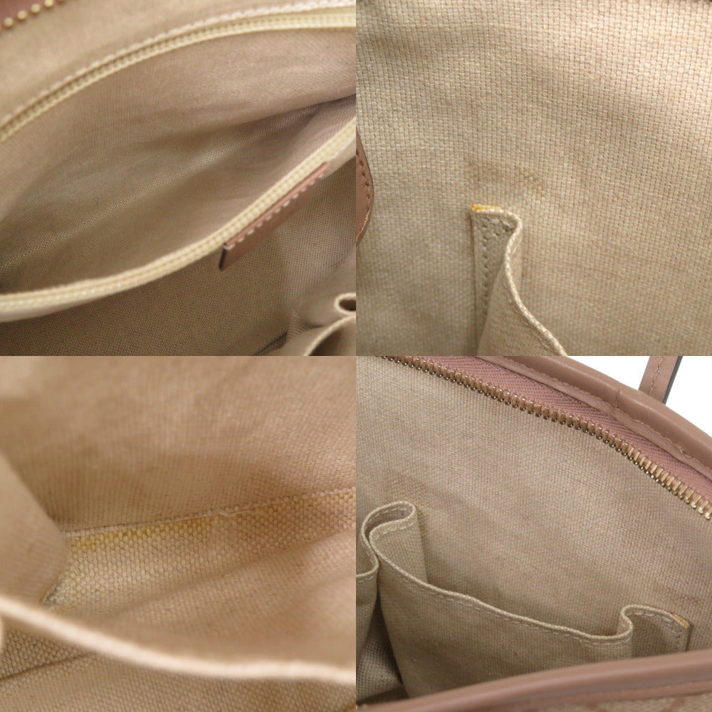 GUCCI Handbag 353440 Coated canvas pink 2way GG Supreme Women Used Authentic
