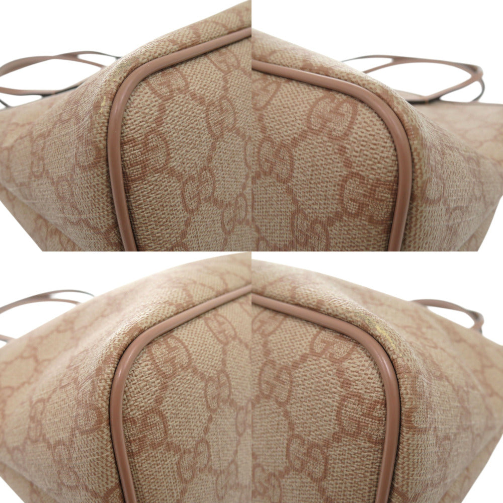 GUCCI Handbag 353440 Coated canvas pink 2way GG Supreme Women Used Authentic