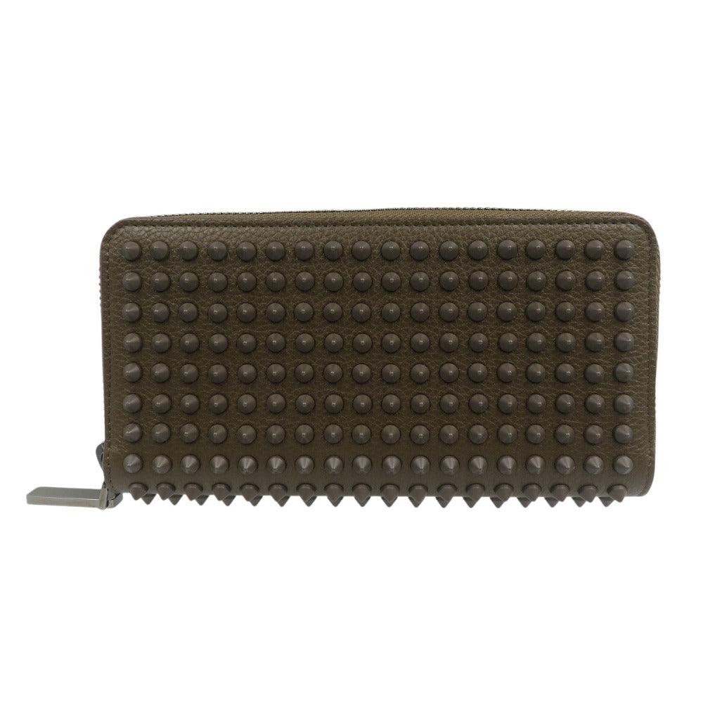 Christian Louboutin Long Wallet Purse 1165044 leather Brown Panettone
