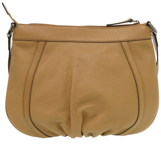 GUCCI Shoulder Bag 265691 leather Camel Abbey Women Used Authentic
