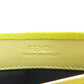 FENDI Long Wallet Purse 8M0251 leather yellow FF Diamond Women Used Authentic