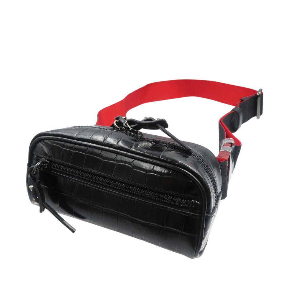 Christian Louboutin Sling bag 1215059 Embossed leather black