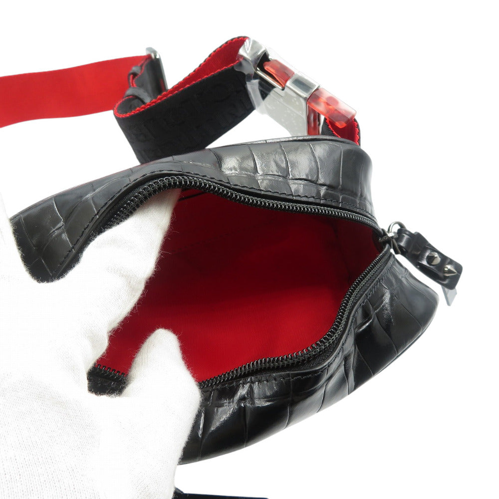 Christian Louboutin Sling bag 1215059 Embossed leather black