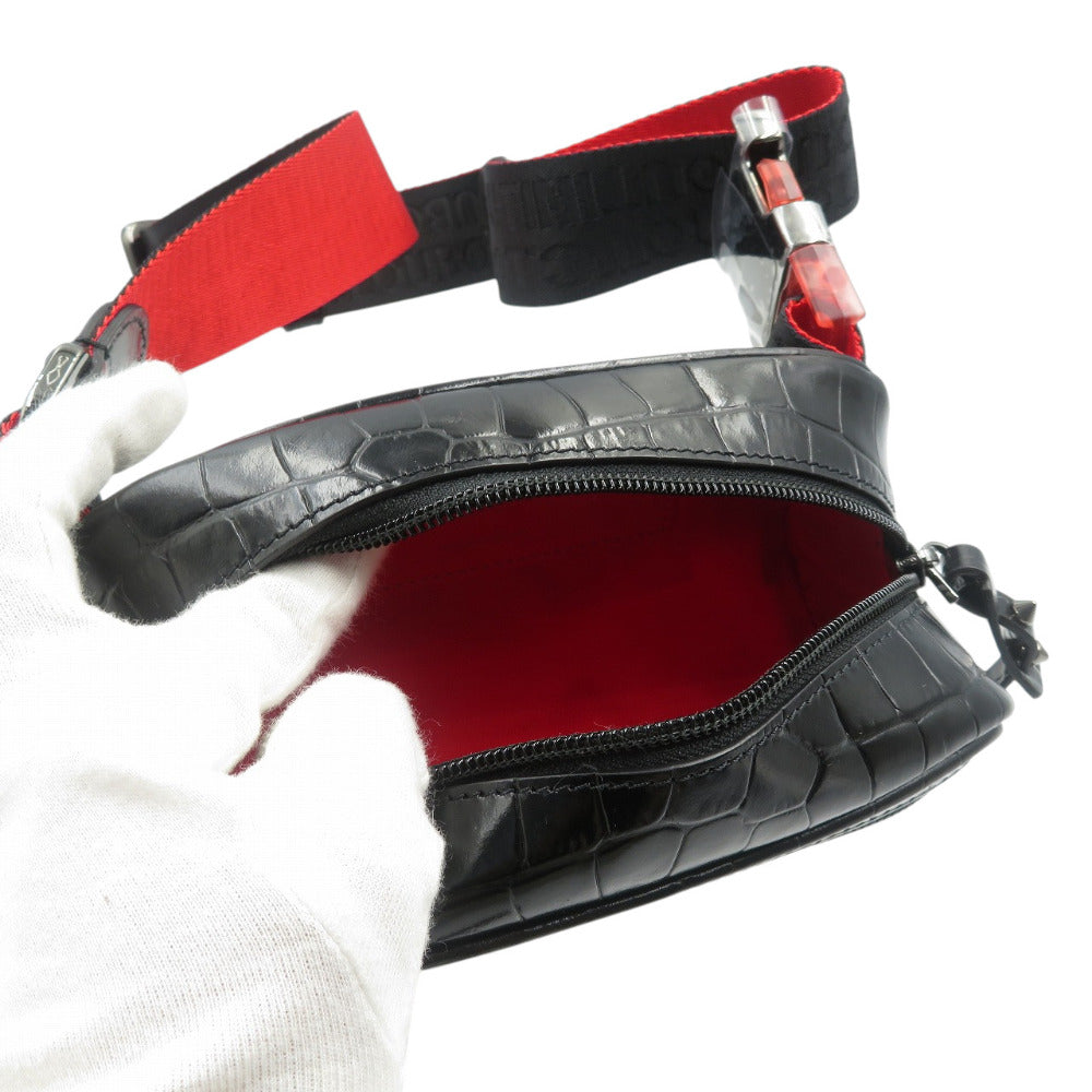 Christian Louboutin Sling bag 1215059 Embossed leather black