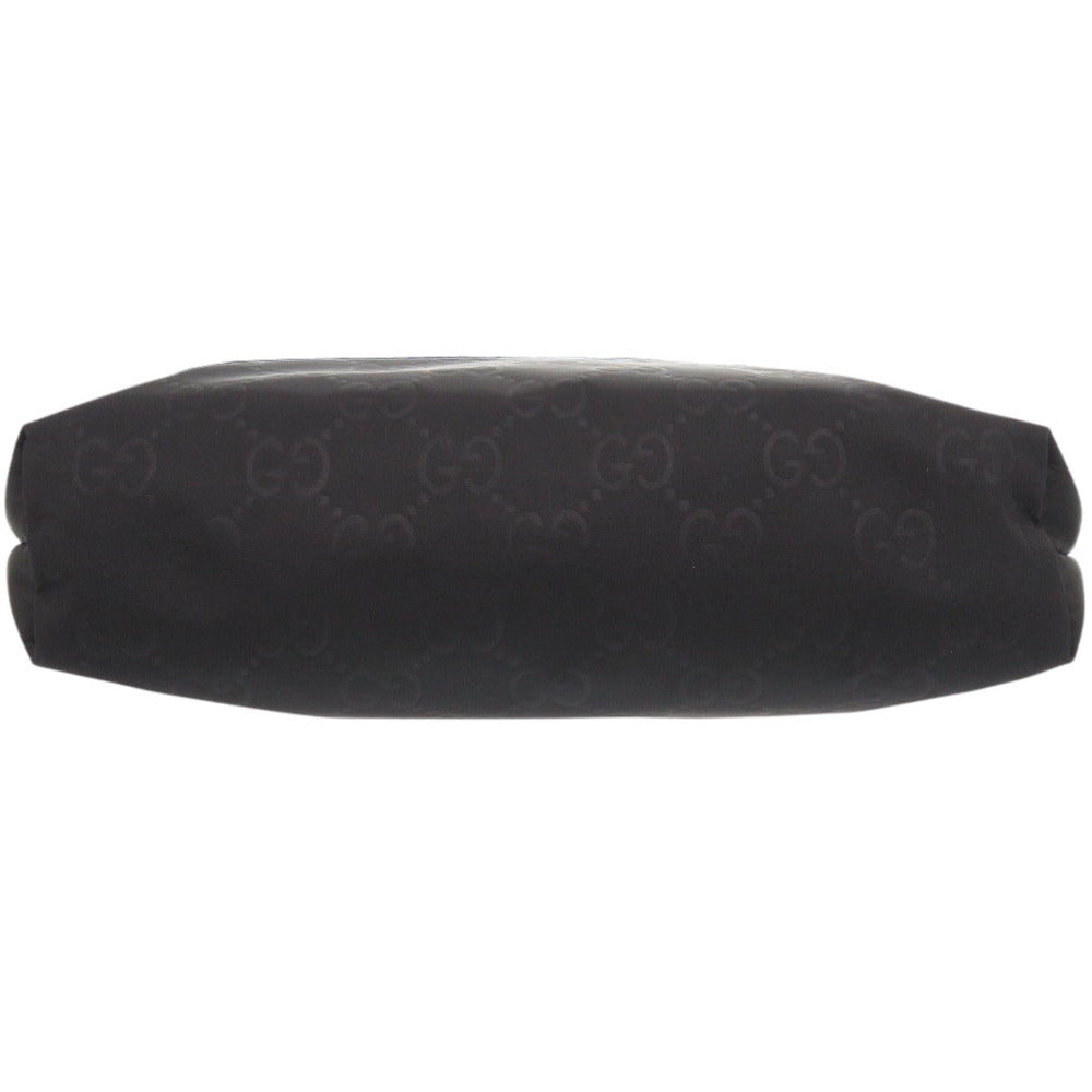 GUCCI Shoulder Bag 510339 Nylon black GG Women Used Authentic