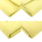 LOUIS VUITTON Tri-fold wallet M83610 Taurillon Clemence Leather yellow Portefeuille Capsine XS Women Used Authentic