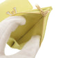 LOUIS VUITTON Tri-fold wallet M83610 Taurillon Clemence Leather yellow Portefeuille Capsine XS Women Used Authentic
