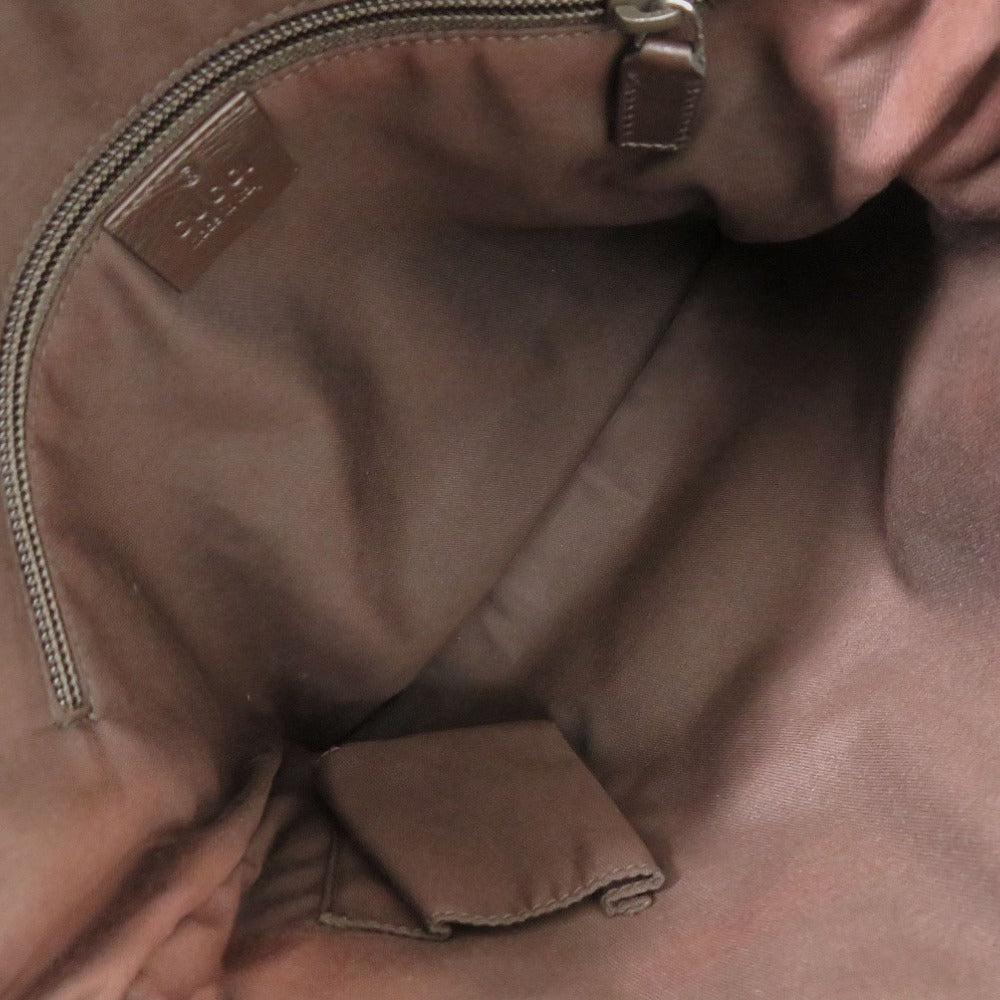 GUCCI Shoulder Bag 145857 GG canvas Brown