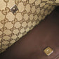 GUCCI Shoulder Bag 145857 GG canvas Brown