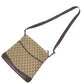 GUCCI Shoulder Bag 145857 GG canvas Brown