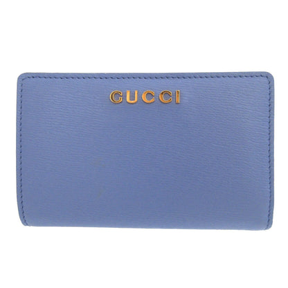GUCCI Bifold Wallet 772640 leather purple