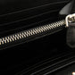 PRADA Long Wallet Purse leather black Triangle logo