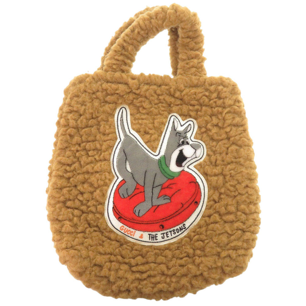 GUCCI Handbag 752175 wool Brown