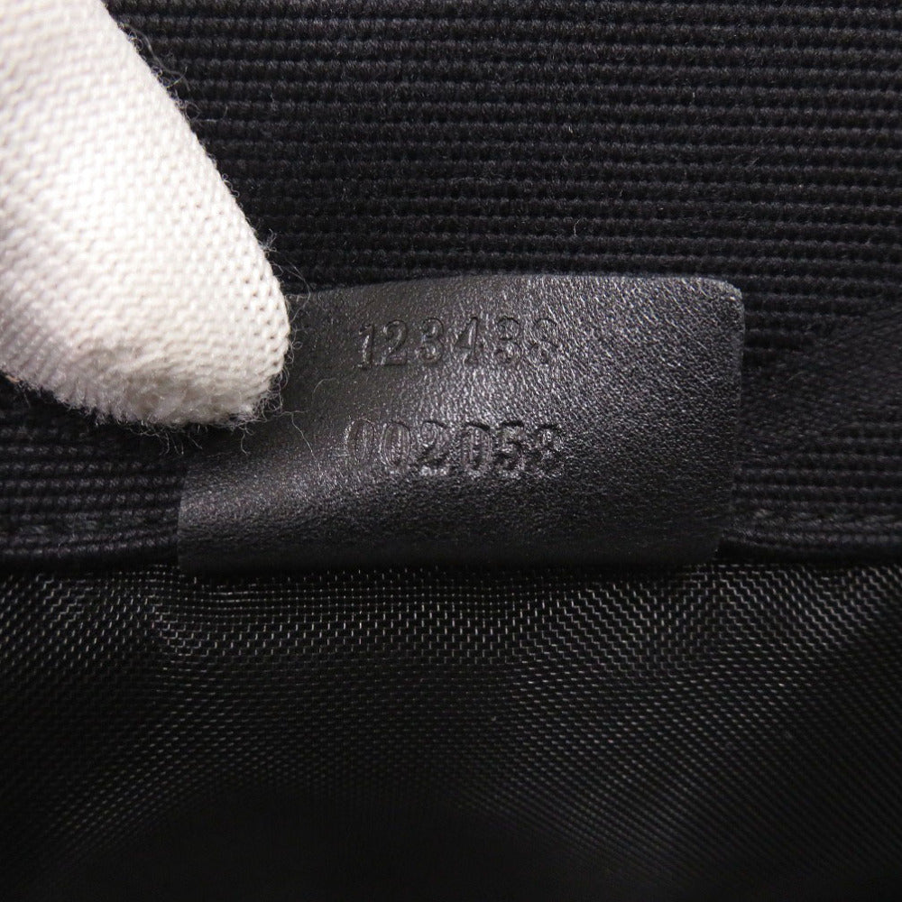 GUCCI Shoulder Bag 123438 canvas black