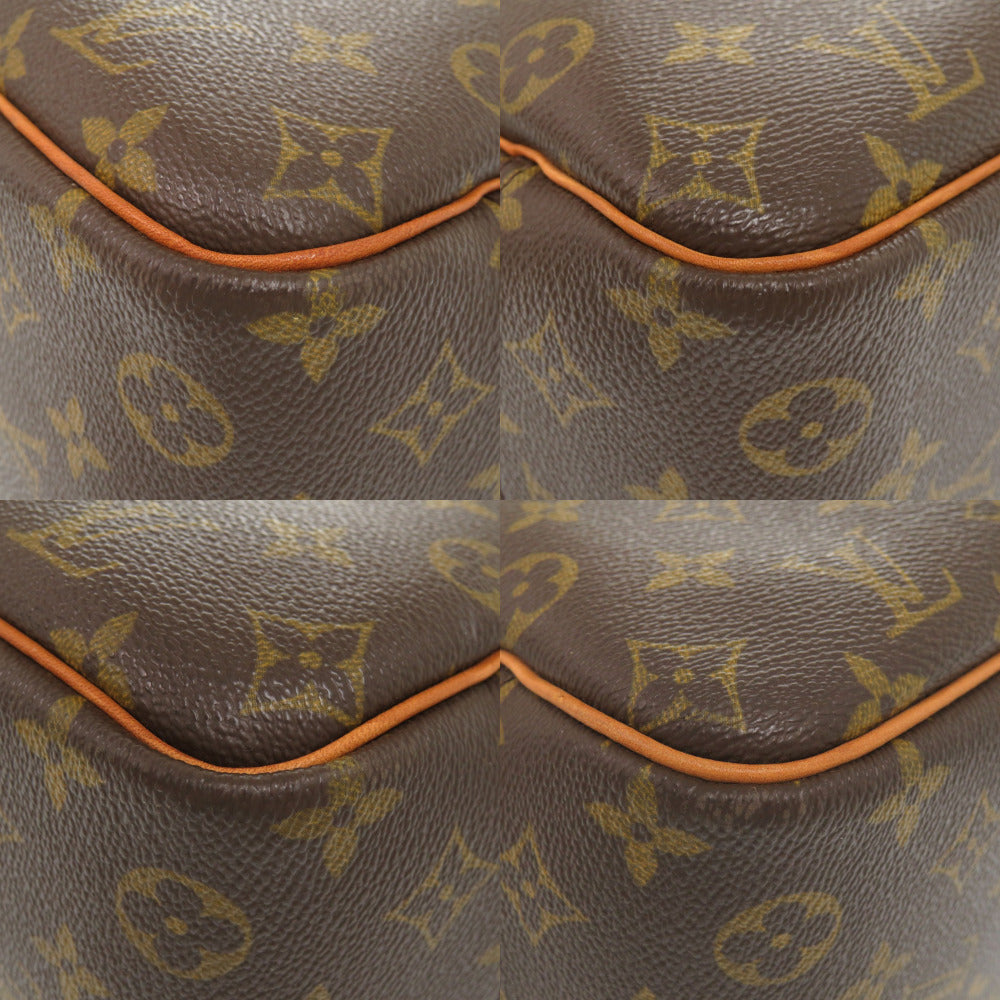 LOUIS VUITTON Handbag M47270 Monogram canvas Brown Monogram Deauville Women Used Authentic