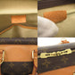 LOUIS VUITTON Handbag M47270 Monogram canvas Brown Monogram Deauville Women Used Authentic